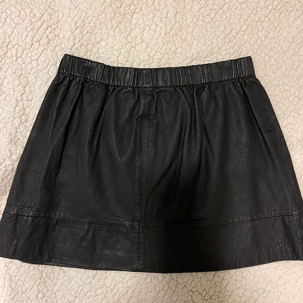 Joie leather skirt